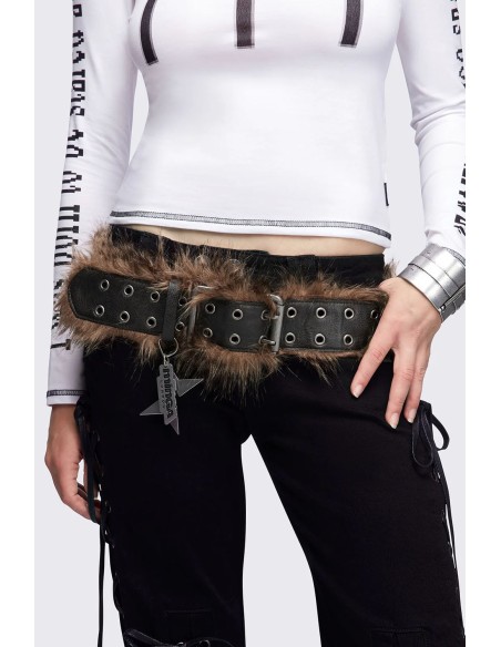 Cinturón Furry Buckle - Minga London