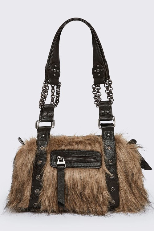 Bolso de Pelito Gigi en Marrón - Minga London