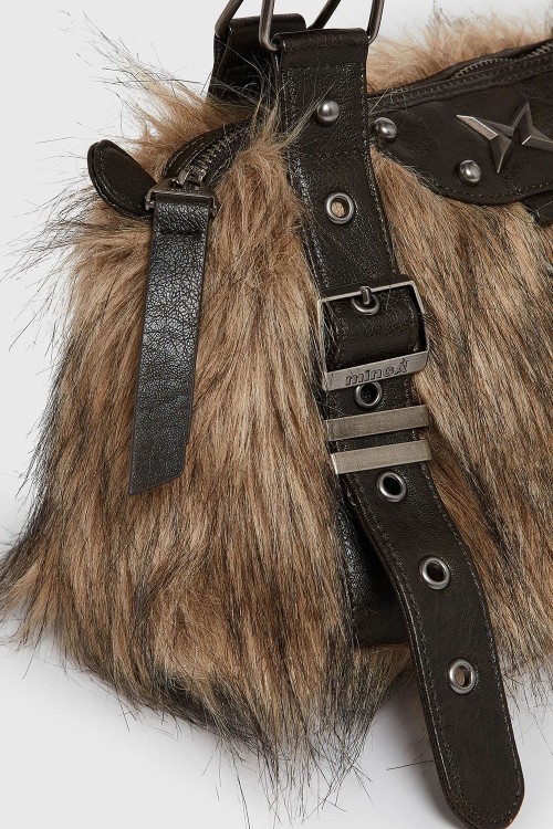 Bolso de Pelito Gigi en Marrón - Minga London