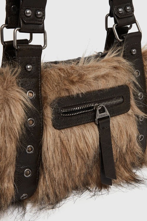 Bolso de Pelito Gigi en Marrón - Minga London