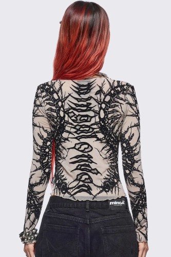 Top de Gasa Centipede en Beige - Minga London 2