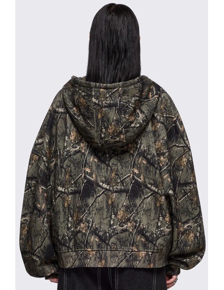 Forest Tree Camouflage Hoodie - Minga London