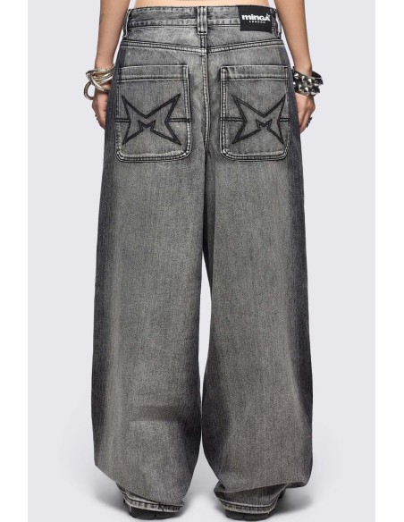 Centipede Baggy Trousers in Grey - Minga London