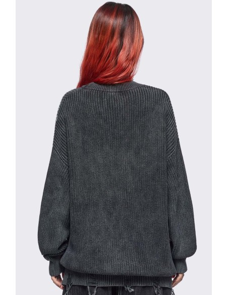 Jersey Oversized de Punto Centipede en Gris - Minga London