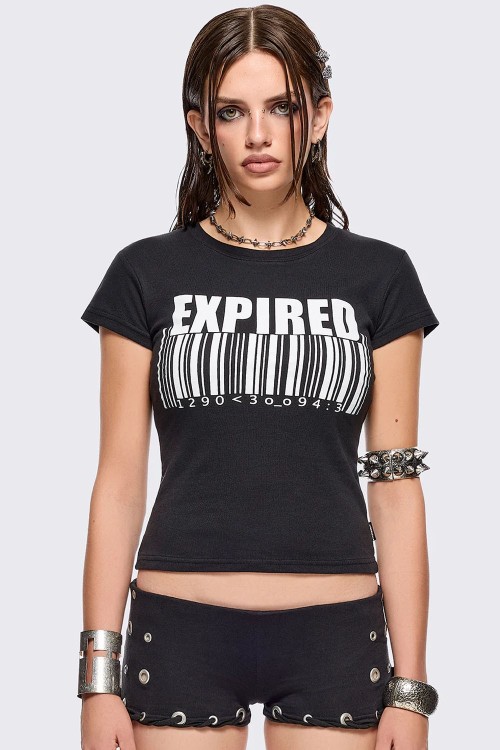 Camiseta Baby Tee Expired - Minga London
