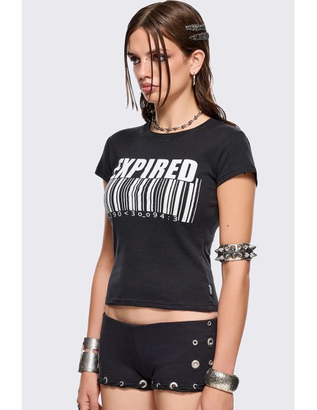 Camiseta Baby Tee Expired - Minga London