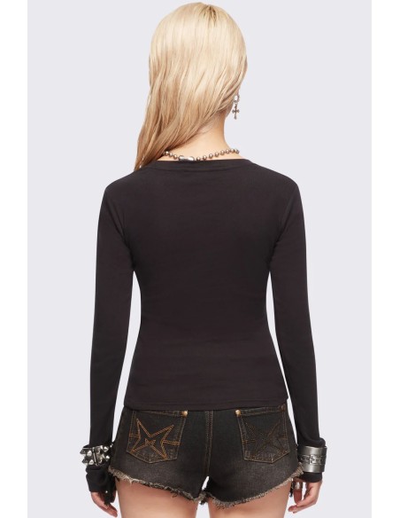 Top de Manga Larga Dystopian - Minga London