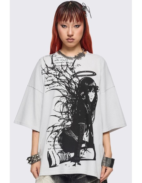 Camiseta Oversized Lost Halo - Minga London