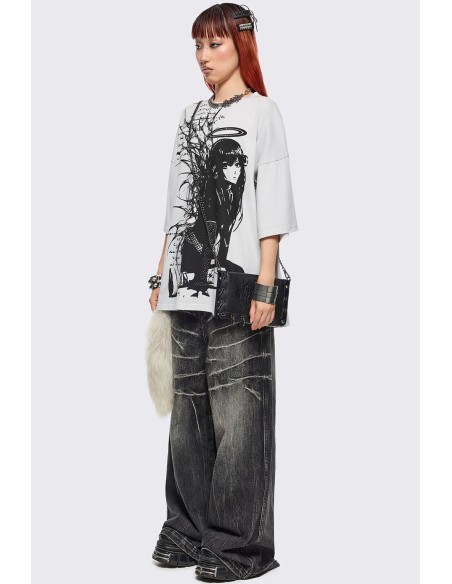 Camiseta Oversized Lost Halo - Minga London