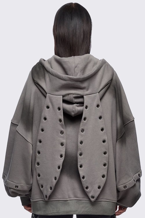 Heaven Hoodie in Grey - Minga London