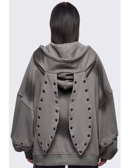 Heaven Hoodie in Grey - Minga London