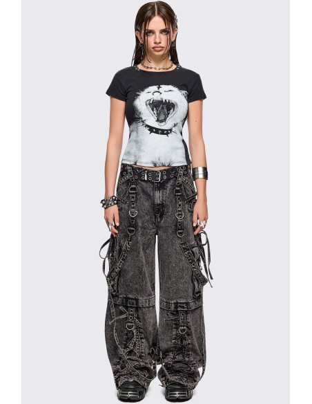 Baby Tee Nine Lives in Hell - Minga London