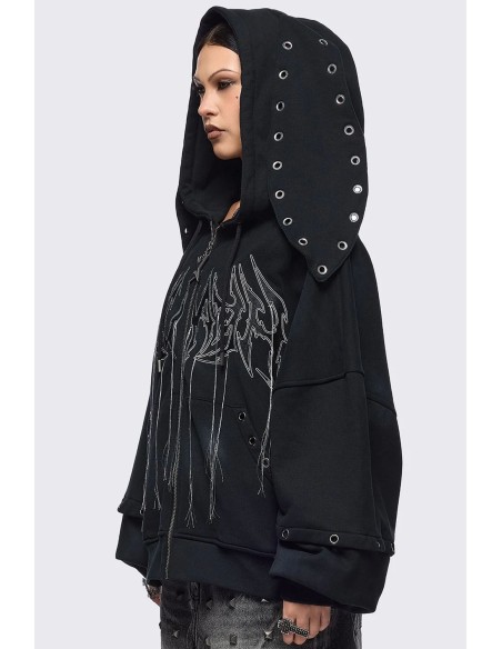 Heaven Hoodie in Black - Minga London
