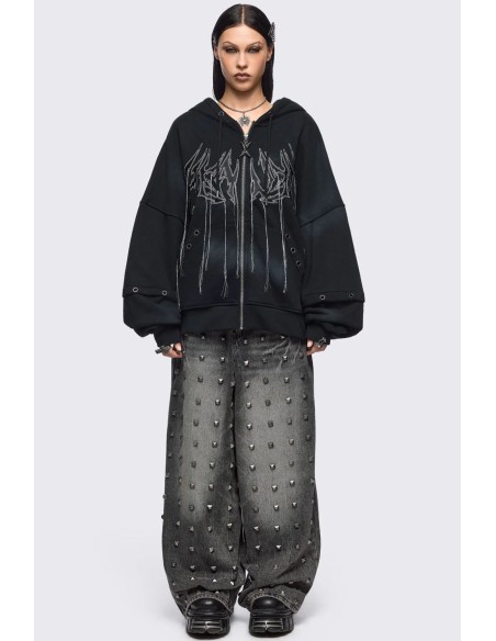 Heaven Hoodie in Black - Minga London