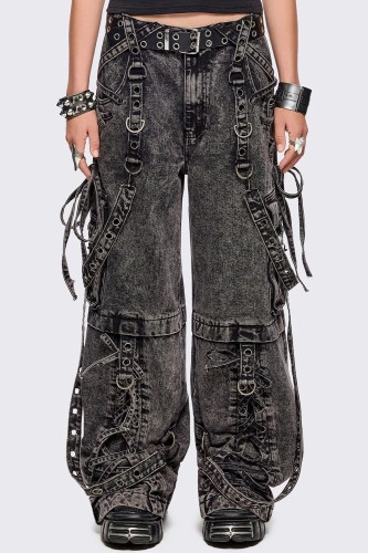 Blink Cargo Pants in Grey - Minga London