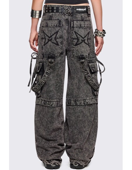 Blink Cargo Pants in Grey - Minga London