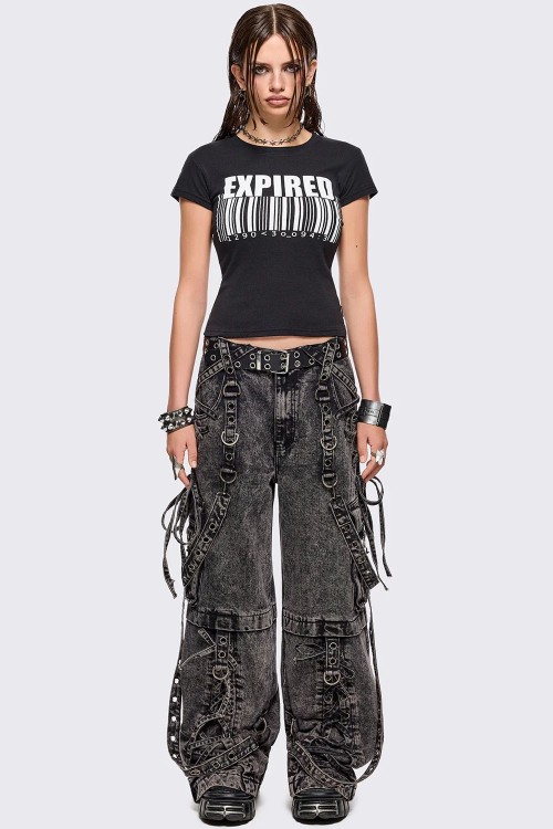 Pantalón Cargo Blink en Gris - Minga London