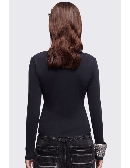 Fleur de Lis Long Sleeve Top - Minga London